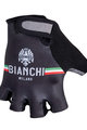 BIANCHI MILANO Cyklistické rukavice krátkoprsté - ANAPO - čierna