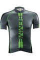 BIEMME Cyklistický dres s krátkym rukávom - POISON  - zelená/šedá