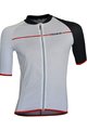 BIEMME Cyklistický dres s krátkym rukávom - PURE SPEED - čierna/biela