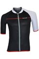 Cyklistický dres s krátkym rukávom - PURE SPEED  - biela/čierna