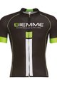 Cyklistický dres s krátkym rukávom - IDENTITY18 - čierna/zelená