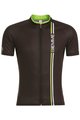 BIEMME Cyklistický dres s krátkym rukávom - BLADE  - čierna/zelená