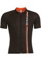 Cyklistický dres s krátkym rukávom - BLADE  - oranžová/čierna