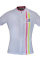 BIEMME Cyklistický dres s krátkym rukávom - ITEM TWO LADY - ružová/biela/žltá