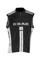 BIEMME Cyklistická vesta - ALPE D'HUEZ - čierna/biela