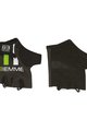 Cyklistické rukavice krátkoprsté - STRAPS - zelená/biela/čierna