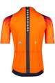 BIORACER Cyklistický dres s krátkym rukávom - INEOS GRENADIERS 2023 ICON TRAINING - modrá/oranžová