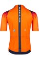 BIORACER Cyklistický dres s krátkym rukávom - INEOS GRENADIERS 2023 ICON TRAINING - modrá/oranžová