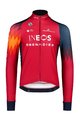 BIORACER Cyklistická zateplená bunda - INEOS GRENADIERS 2023 ICON TEMPEST RACE - modrá/červená