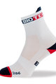 BIOTEX Cyklistické ponožky klasické - NET - biela