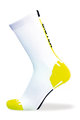 Biotex Cyklistické ponožky klasické - RACE - žltá/biela