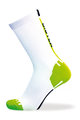 Biotex Cyklistické ponožky klasické - RACE - zelená/biela