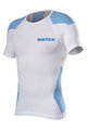 BIOTEX Cyklistické tričko s krátkym rukávom - BIOFLEX RAGLAN - modrá/biela