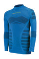 BIOTEX Cyklistické tričko s dlhým rukávom - WARM EFFECT JUNIIOR - modrá