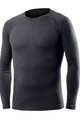 BIOTEX Cyklistické tričko s dlhým rukávom - CALORE MERINO - šedá