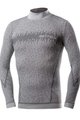 BIOTEX Cyklistické tričko s dlhým rukávom - 3D TURTLENECK - šedá