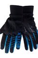 BIOTEX Cyklistické rukavice dlhoprsté - SUPERWARM - modrá/čierna