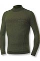 BIOTEX Cyklistické tričko s dlhým rukávom - 3D TURTLENECK - zelená