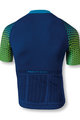 BIOTEX Cyklistický dres s krátkym rukávom - SMART - modrá/zelená