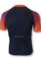 BIOTEX Cyklistický dres s krátkym rukávom - SMART - oranžová/čierna