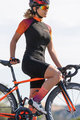 BIOTEX Cyklistický dres s krátkym rukávom - SMART - oranžová/čierna