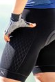 BIOTEX Cyklistické nohavice krátke s trakmi - SOFFIO - čierna/šedá