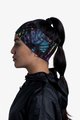 BUFF Cyklistická čelenka - COOLNET UV+® WIDE - ružová/čierna/žltá/modrá
