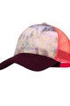 BUFF Cyklistická čiapka - TRUCKER DERAMA - bordová/oranžová