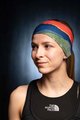 BUFF Cyklistická čelenka - COOLNET UV® PANORÁMA - modrá/zelená/červená