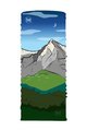 BUFF Cyklistický nákrčník - ECOSTRETCH KRIVÁŇ - modrá/šedá/zelená