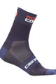 CASTELLI ponožky - ROSSO CORSA 9 - modrá