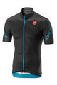 CASTELLI Cyklistický dres s krátkym rukávom - ENTRATA 3.0 - šedá/svetlo modrá