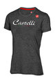 CASTELLI Cyklistické tričko s krátkym rukávom - CLASSIC W  - šedá