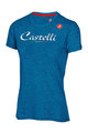 CASTELLI Cyklistické tričko s krátkym rukávom - CLASSIC W - modrá