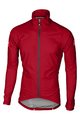 CASTELLI Cyklistická vodeodolná pláštenka - EMERGENCY RAIN - červená