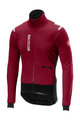 CASTELLI Cyklistická zateplená bunda - ALPHA ROS - čierna/červená
