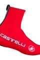 CASTELLI Cyklistické návleky na tretry - DILUVIO C - červená