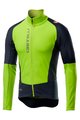 CASTELLI Cyklistická zateplená bunda - MORTIROLO V - žltá/modrá