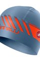 CASTELLI Cyklistická čiapka - ARRIVO 3 THERMO - oranžová/modrá