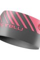CASTELLI Cyklistická čelenka - ARRIVO 3 THERMO - ružová/šedá
