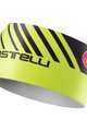 CASTELLI Cyklistická čelenka - ARRIVO 3 THERMO - žltá/čierna