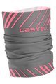 CASTELLI Cyklistický nákrčník - ARRIVO 3 THERMO - šedá/ružová