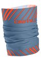 CASTELLI Cyklistický nákrčník - ARRIVO 3 THERMO - oranžová/modrá