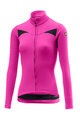 CASTELLI Cyklistický dres s dlhým rukávom zimný - SINERGIA LADY WINTER - ružová