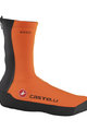 CASTELLI Cyklistické návleky na tretry - INTENSO UL - čierna/oranžová