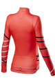 CASTELLI Cyklistický dres s dlhým rukávom zimný - DIAGONAL LADY WINTER - ružová