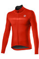 CASTELLI Cyklistická vetruodolná bunda - GOCCIA - červená