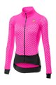 CASTELLI Cyklistický dres s dlhým rukávom zimný - SFIDA LADY WINTER - ružová/čierna