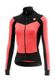 CASTELLI Cyklistický dres s dlhým rukávom zimný - SFIDA LADY WINTER - čierna/ružová