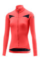 CASTELLI Cyklistický dres s dlhým rukávom zimný - SINERGIA LADY WINTER - ružová